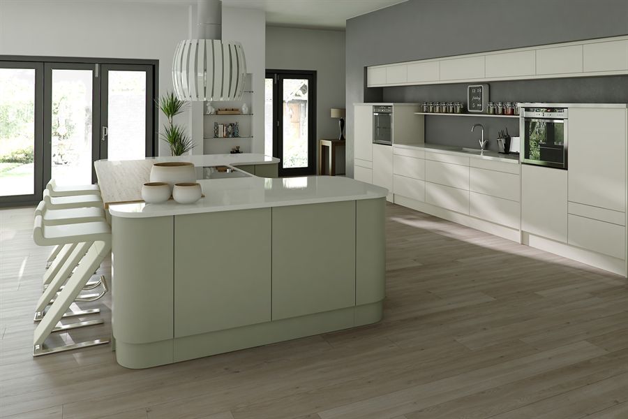 Setosa Ivory & Sage Grey Kitchen