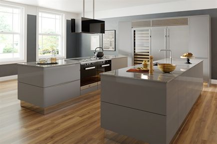 Mattonella Gloss Grey Kitchen