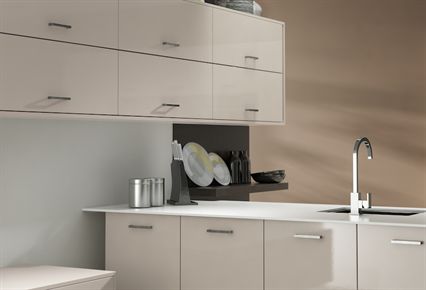 Rigid Gloss MFC Cashmere Kitchen