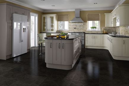 Classic Painted Ivory & Cashmere Kitchen